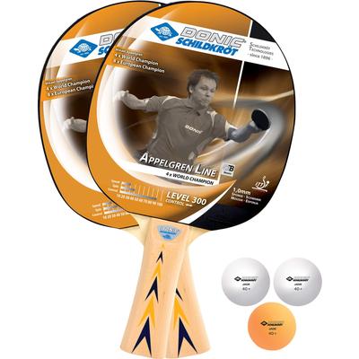 Schildkrot Appelgren 300 2 Player Table Tennis Bat Set - main image