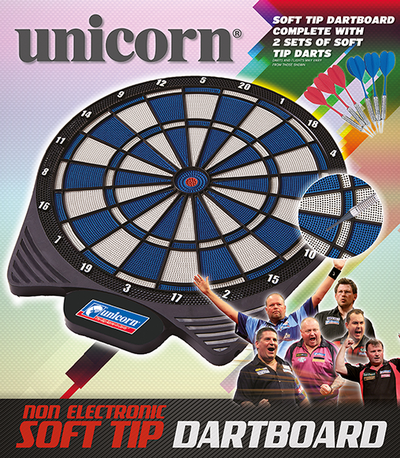 Unicorn Soft Tip Dartboard Set - main image