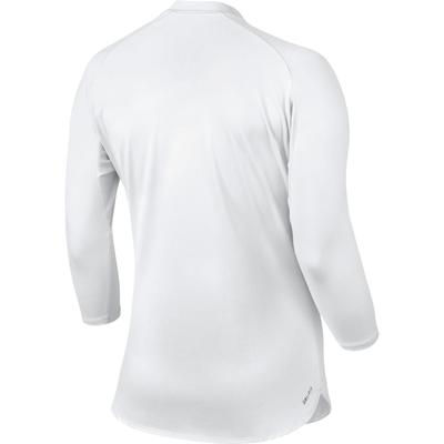 Nike Womens Dry 3/4 Sleeve Tennis Top - White - main image