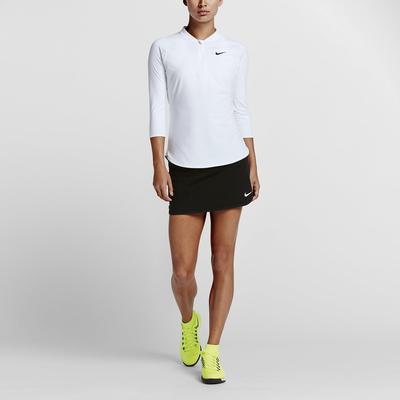 Nike Womens Dry 3/4 Sleeve Tennis Top - White - main image