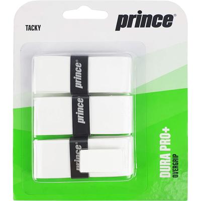 Prince Dura Pro+ Overgrips (Pack of 3) - White - main image