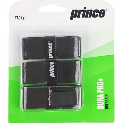 Prince Dura Pro+ Overgrips (Pack of 3) - Black - main image