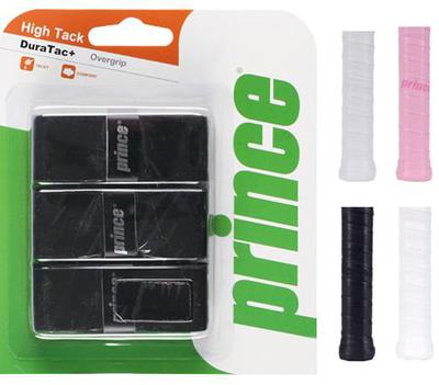 Prince Duratac Overgrips - Black/White/Grey/Pink