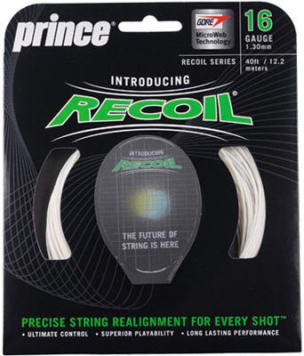 Prince Recoil Tennis Strings - Gauge 16 (White) - Sets - main image