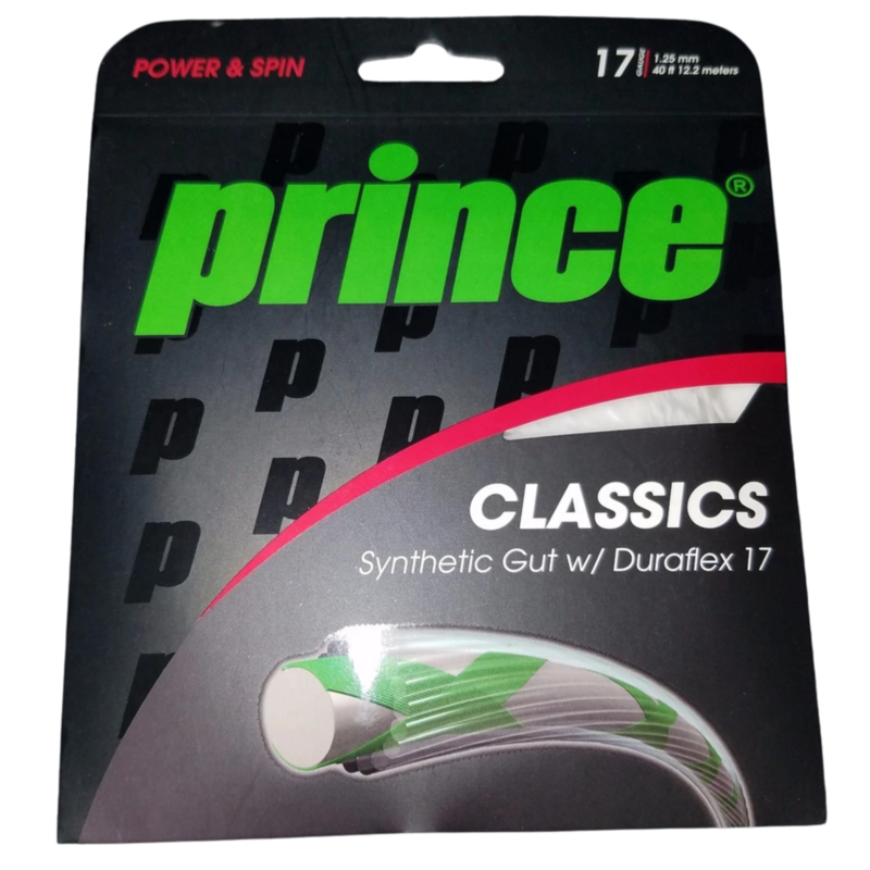 Prince Synthetic Gut Duraflex 17 1.25mm Tennis String Set  - main image
