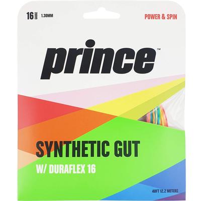 Prince Synthetic Gut w/Duraflex Tennis String Set - Rainbow - main image