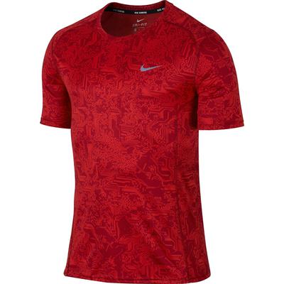 Nike Mens Dry Miler Top - Red - main image