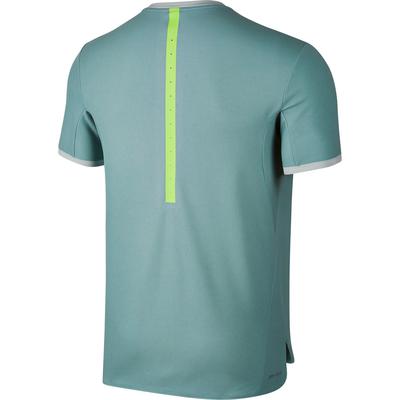 Nike Mens Dry RF Top - Cannon/Electric Green - main image