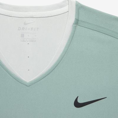 Nike Mens Dry RF Top - Cannon/Electric Green - main image