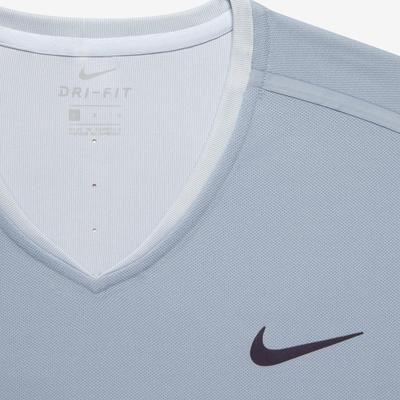 Nike Mens Dry RF Top - Blue Grey/Bright Mango - main image