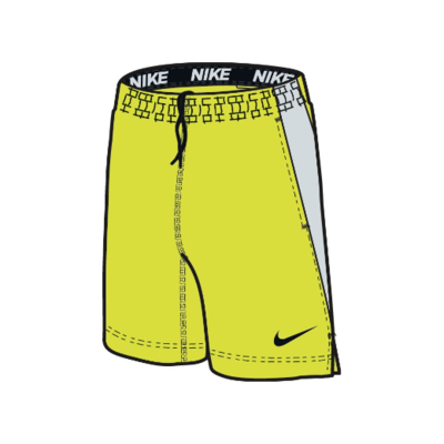 Nike Boys Shorts - Volt Yellow/Black - main image