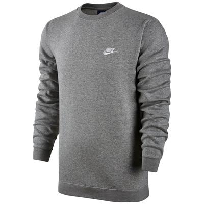 Nike Mens Sportswear Crew - Dark Grey Heather - main image