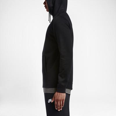 Nike Mens Sportswear Full-Zip Hoodie - Black - main image