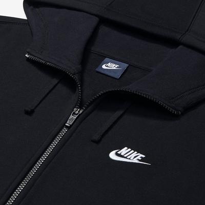Nike Mens Sportswear Full-Zip Hoodie - Black - main image