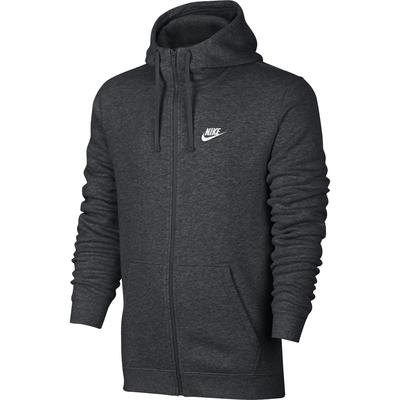 Nike Mens Sportswear Full-Zip Hoodie - Charcoal Heather - main image