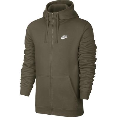 Nike Mens Sportswear Full-Zip Hoodie - Medium Olive