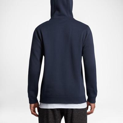 Nike Mens Sportswear Full-Zip Hoodie - Obsidian/White - main image