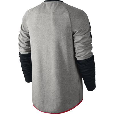 Nike Mens Sportswear Advance 15 Sweatshirt - Grey/Black/Red - main image
