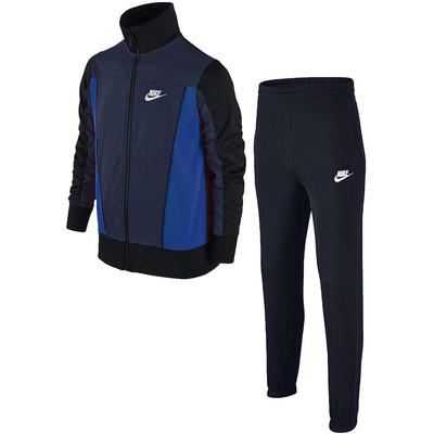 Nike Boys Sportswear Warm-Up Tracksuit - Blue/Black - main image