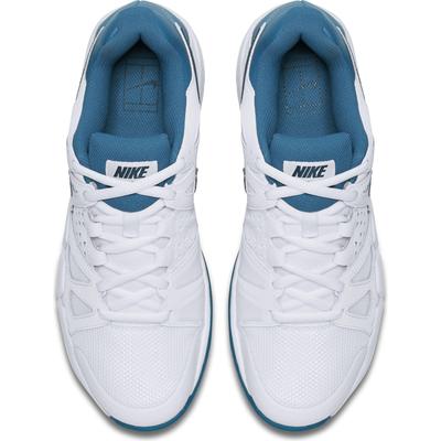 Nike Kids Air Vapor Advantage Carpet Shoes - White/Blue - main image