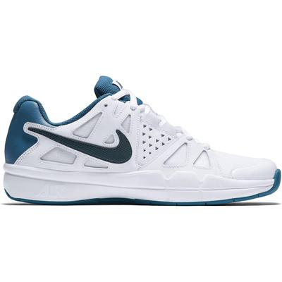 Nike Kids Air Vapor Advantage Carpet Shoes - White/Blue - main image