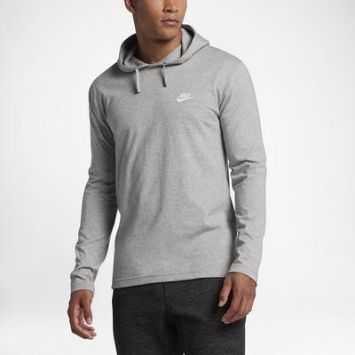 Nike Mens Sportswear Hoodie - Dark Grey Heather