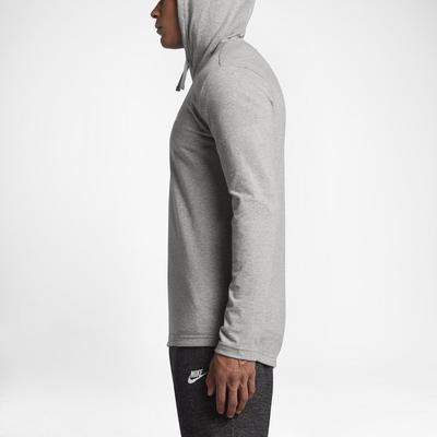 Nike Mens Sportswear Hoodie - Dark Grey Heather - main image