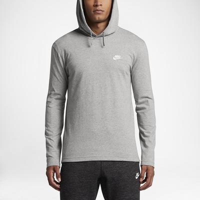 Nike Mens Sportswear Hoodie - Dark Grey Heather - main image