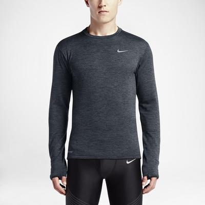 Nike Mens Element Running Top - Black/Heather - main image