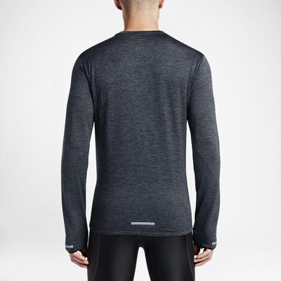 Nike Mens Element Running Top - Black/Heather - main image