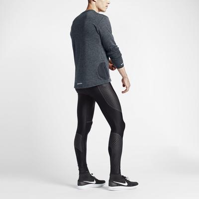 Nike Mens Element Running Top - Black/Heather - main image
