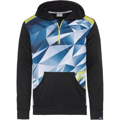 Head Mens Medley Hoodie - Sky Blue/Yellow