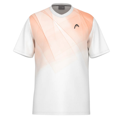 HEAD Mens TopSpin Print Vision T-shirt - Orange - main image