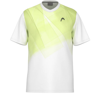 HEAD Mens TopSpin Print Vision T-shirt - Lime - main image