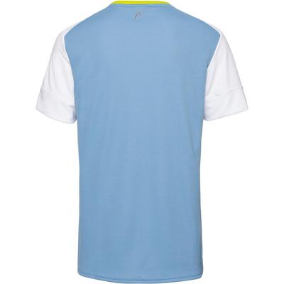 Head Mens Uni T-Shirt - White/Sky Blue