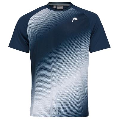 Head Mens Perf Tee - Dark Blue/White - main image