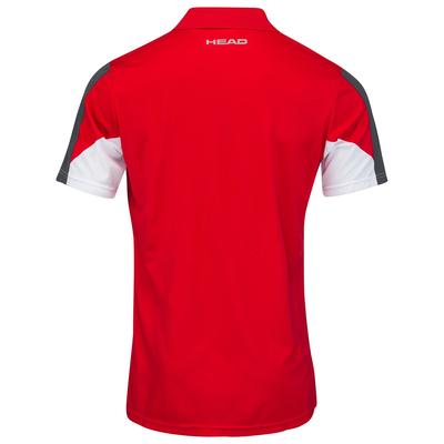 HEAD Mens Club Tech Polo Shirt - Red - main image