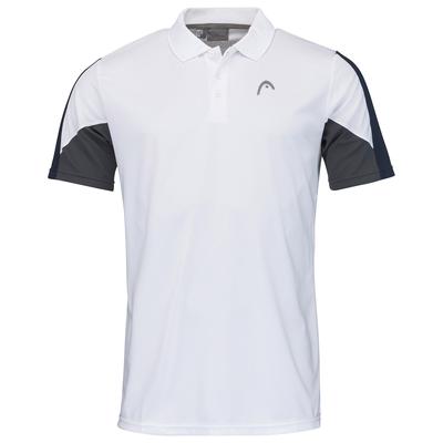 Head Mens Club Tech Polo Shirt - White/Dark Blue - main image