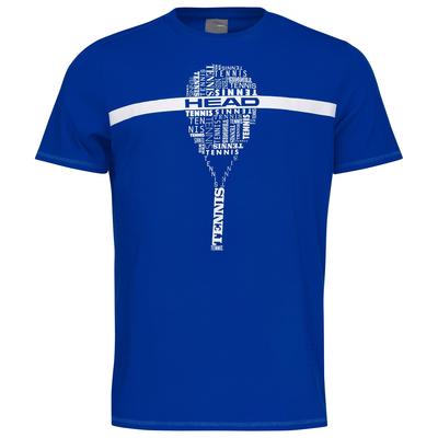 Head Mens Typo Tee - Royal Blue