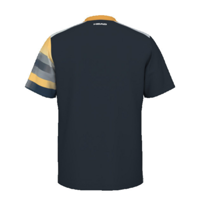 Head Mens Topspin T-Shirt - Navy/Yellow - main image