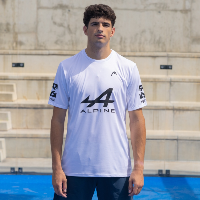 HEAD Mens T Shirt Arturo Coello Sponsor - White - main image