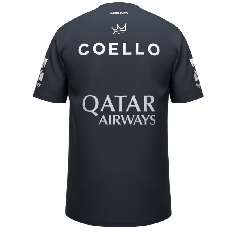 HEAD Mens T Shirt Arturo Coello Sponsor - Navy - main image