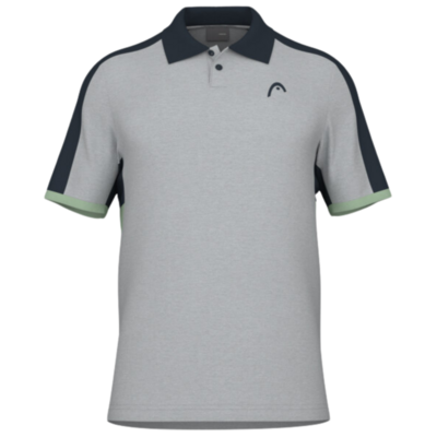 HEAD Mens Play Tech Polo Shirt - Grey - main image