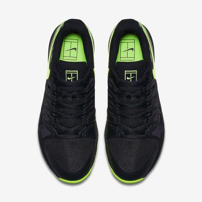 Nike Mens Zoom Vapor 9.5 Tour QS Tennis Shoes - Black/Green - main image