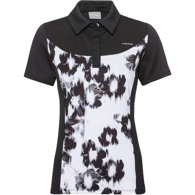 Head Womens Performance Polo Shirt - Black/White - main image