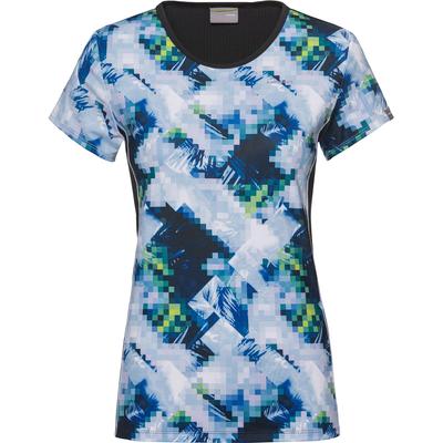 Head Womens Mia T-Shirt - Sky Blue/Black - main image