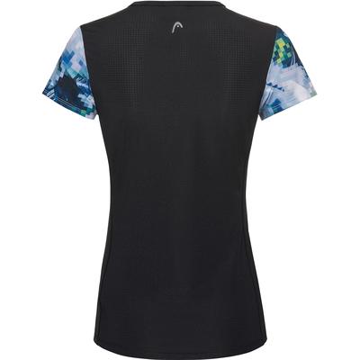 Head Womens Mia T-Shirt - Sky Blue/Black - main image