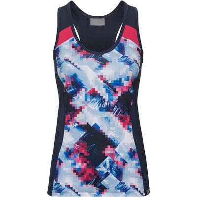 Head Womens Ava Tank Top - Royal Blue/Dark Blue - main image