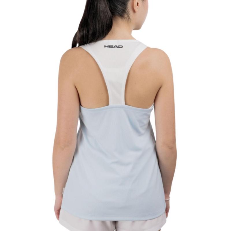 HEAD Womens Spirit Tank Top - Light Blue/White - main image