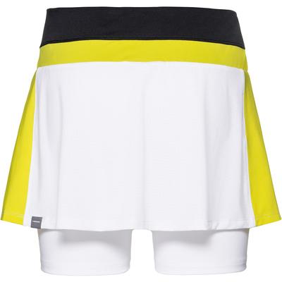 Head Womens Emma Skort - White/Yellow